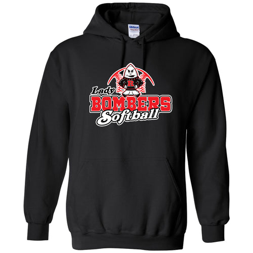 Lady Bomber Softball Hooded Sweatshirt