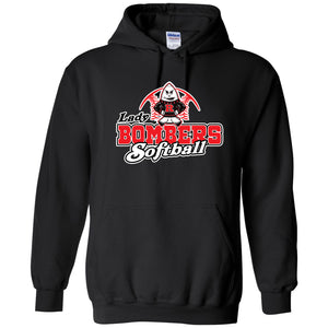 Lady Bomber Softball Hooded Sweatshirt