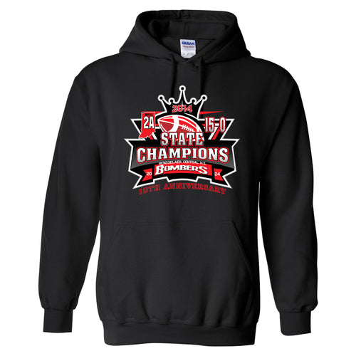 Bomber Football 10th Anniversary Hooded Sweatshirt