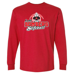 Lady Bomber Softball Longsleeve T-shirt